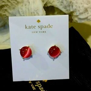 Authentic  kate spade Earrings New/tag & pouch